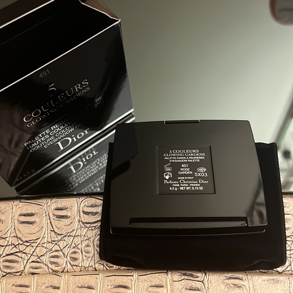 NIB! Dior 5 Couleurs Glowing Gardens Eyeshadow Palette In #451 Rose Garden. - Picture 11 of 11